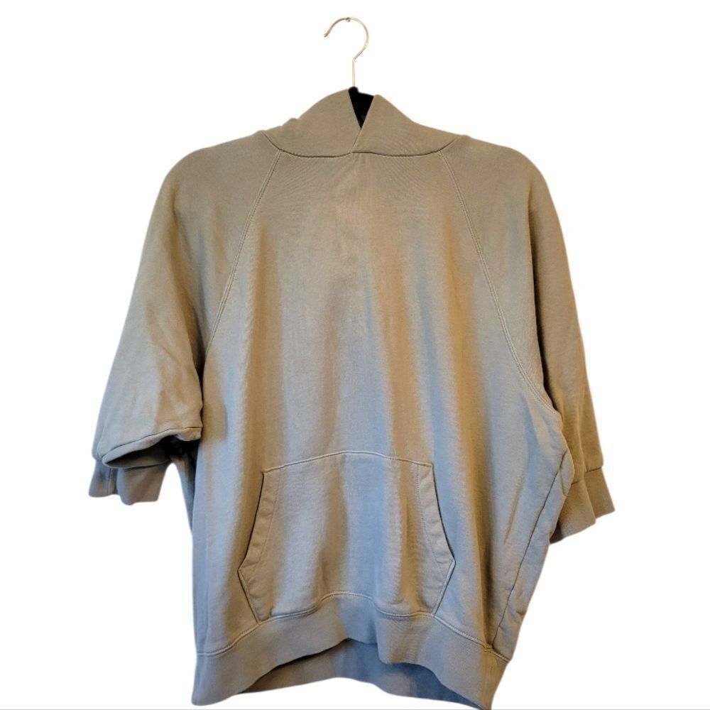 Essentials Fear Of God Women's Sage Green 3/4 Sleeve 77 Sweatshirt Size XS